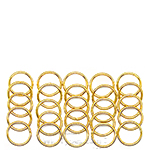 WIGO Collection Hair Accessories Braid Ring - (CTG12-Gold Ring)