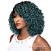 WIGO Collection Synthetic Hair Extreme Side Deep Natural Plucked C-Shape Part Wig - LA DONNA (Ear-to-Ear Elastic Band Wig)