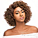 WIGO Collection Synthetic Hair Extreme Side Deep Natural Plucked Lace Front Wig - LACE HALLE (Ear-to-Ear Elastic Band Wig)
