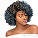 WIGO Collection Synthetic Hair Extreme Side Deep Natural Plucked Lace Front Wig - LACE HALLE (Ear-to-Ear Elastic Band Wig)