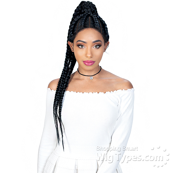 360 double dutch box braid wig